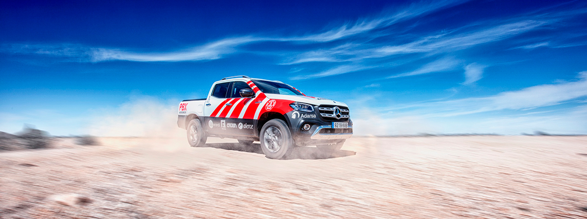 Mercedes Clase X- Mercedes Pickup -pbx dakar team -mercedes-benz