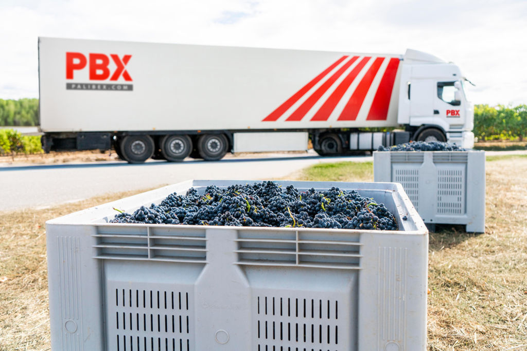 Spanish wine logistics services - pallet transport - palibex